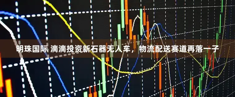 明珠国际 滴滴投资新石器无人车，物流配送赛道再落一子